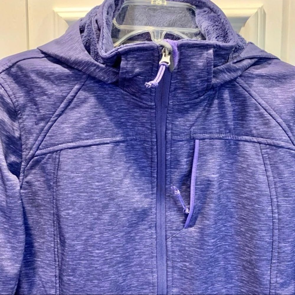 Free Country Purple Fleece Lined Hoodie Jacket L - Picture 5 of 14